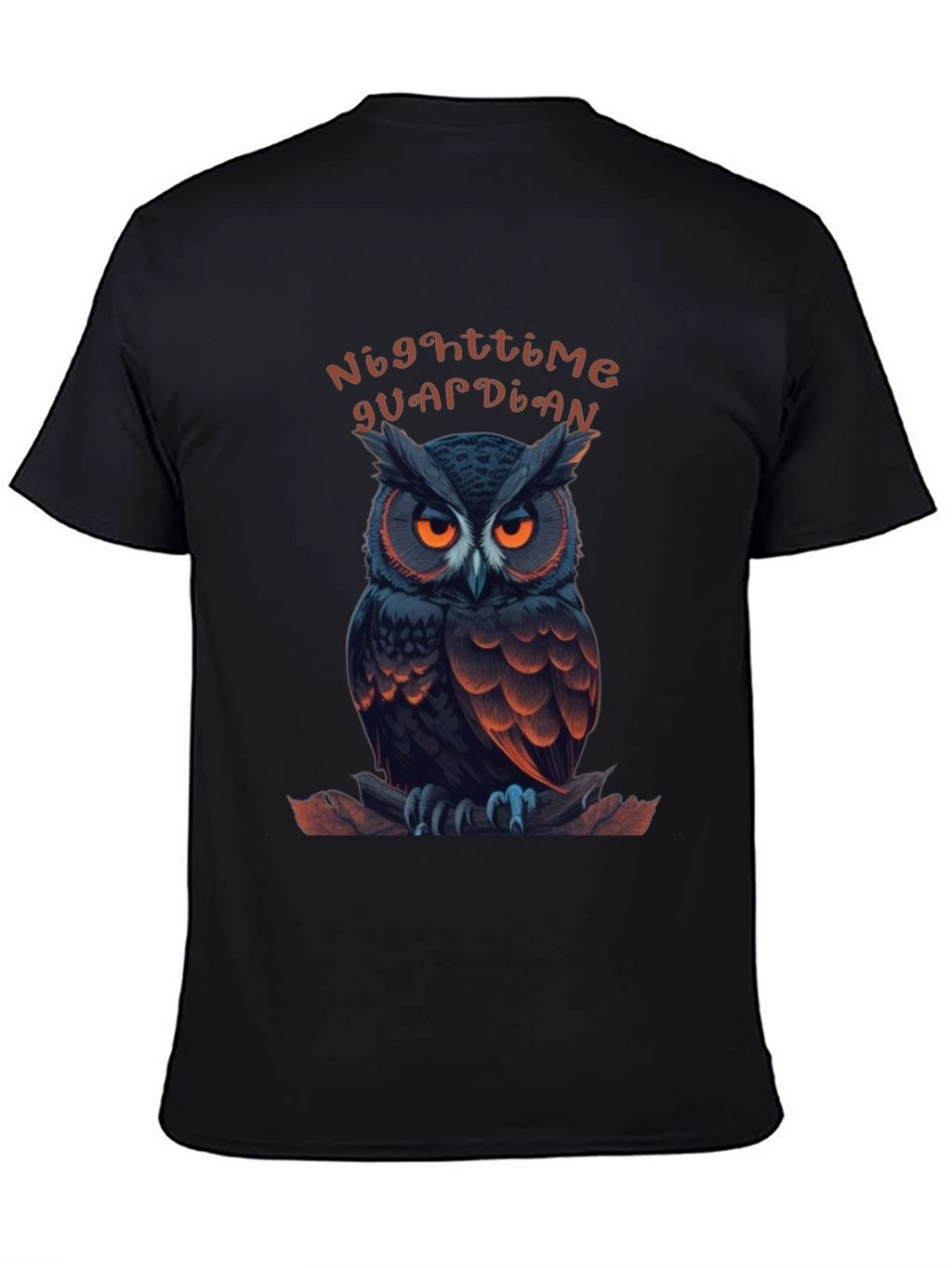 Nighttime Guardian Owl Graphic Tee