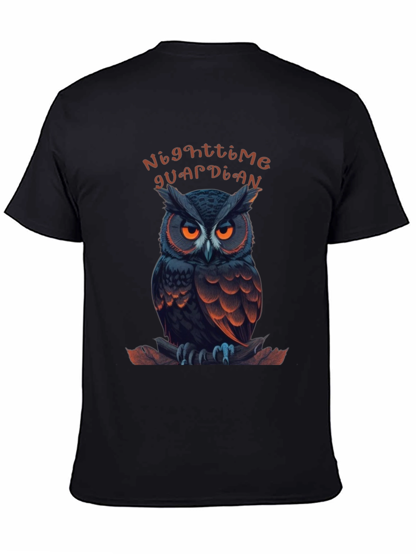 Nighttime Guardian Owl Graphic Tee