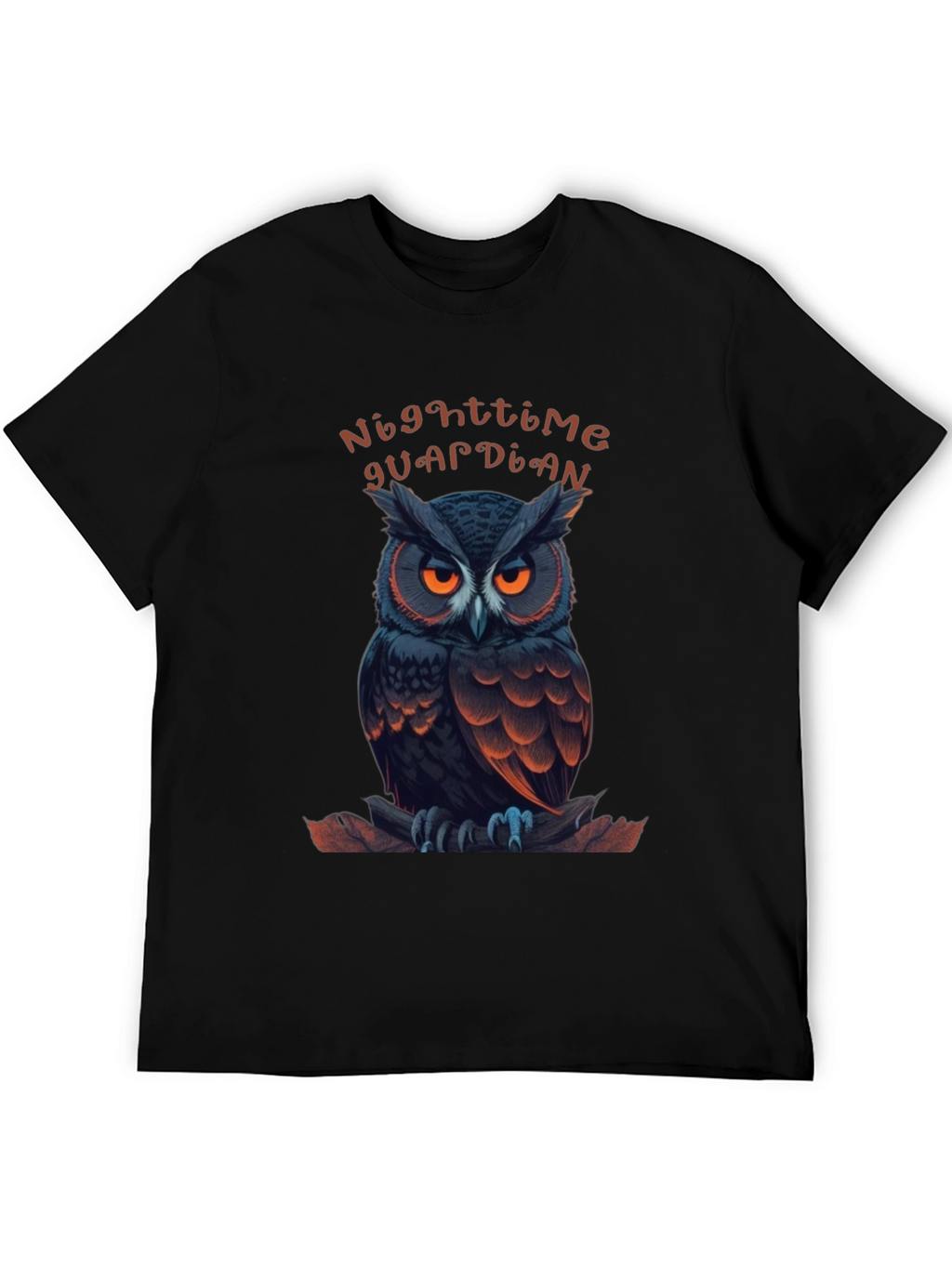 Nighttime Guardian Owl Graphic Tee