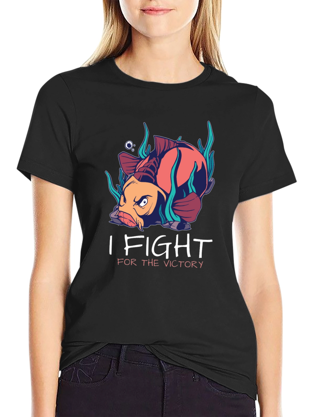 I Fight For The Victory Graphic Tee