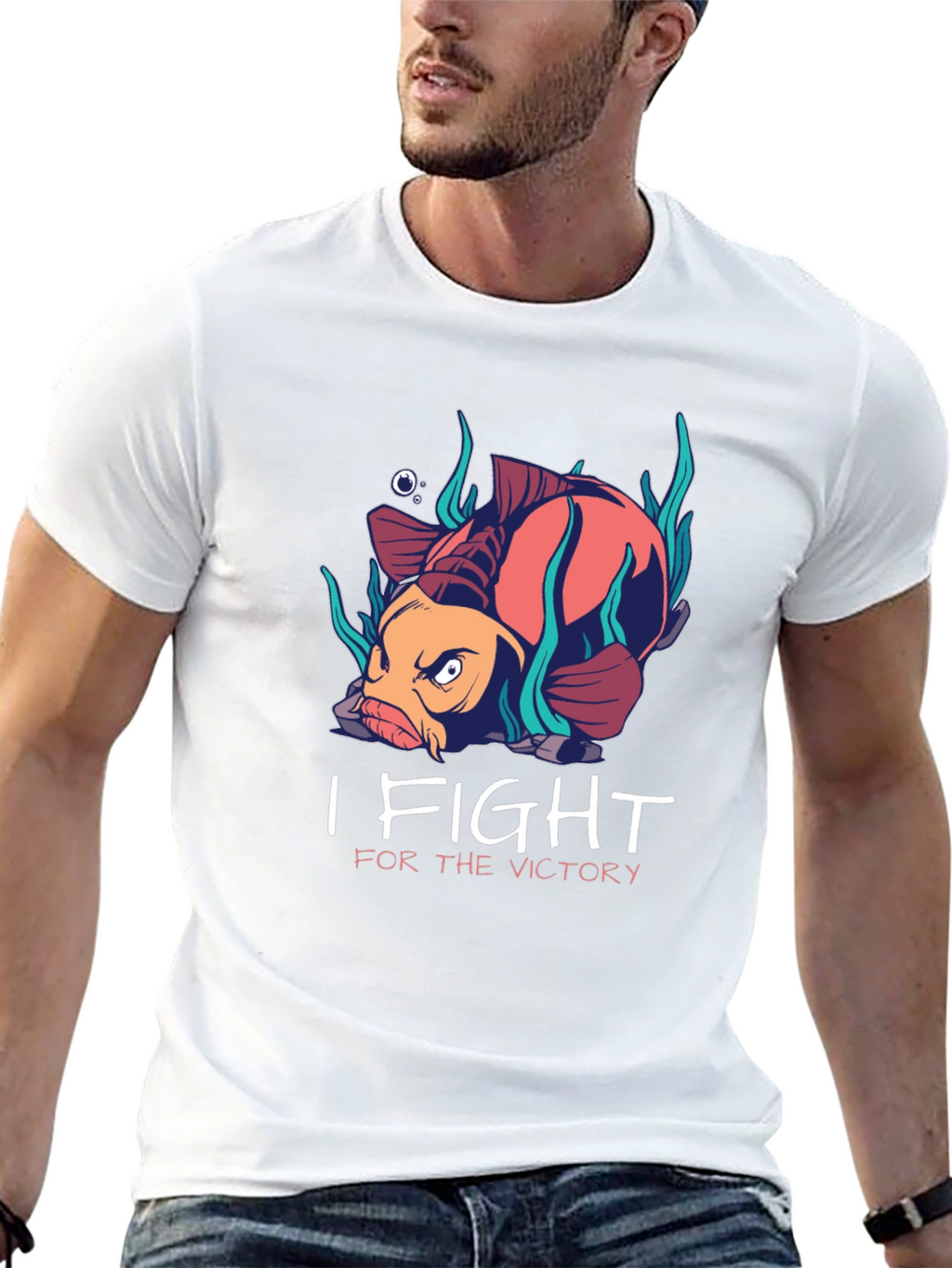 I Fight For The Victory Graphic Tee