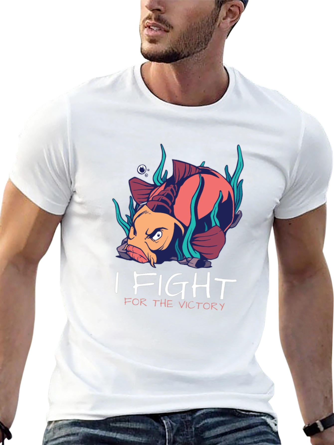 I Fight For The Victory Graphic Tee