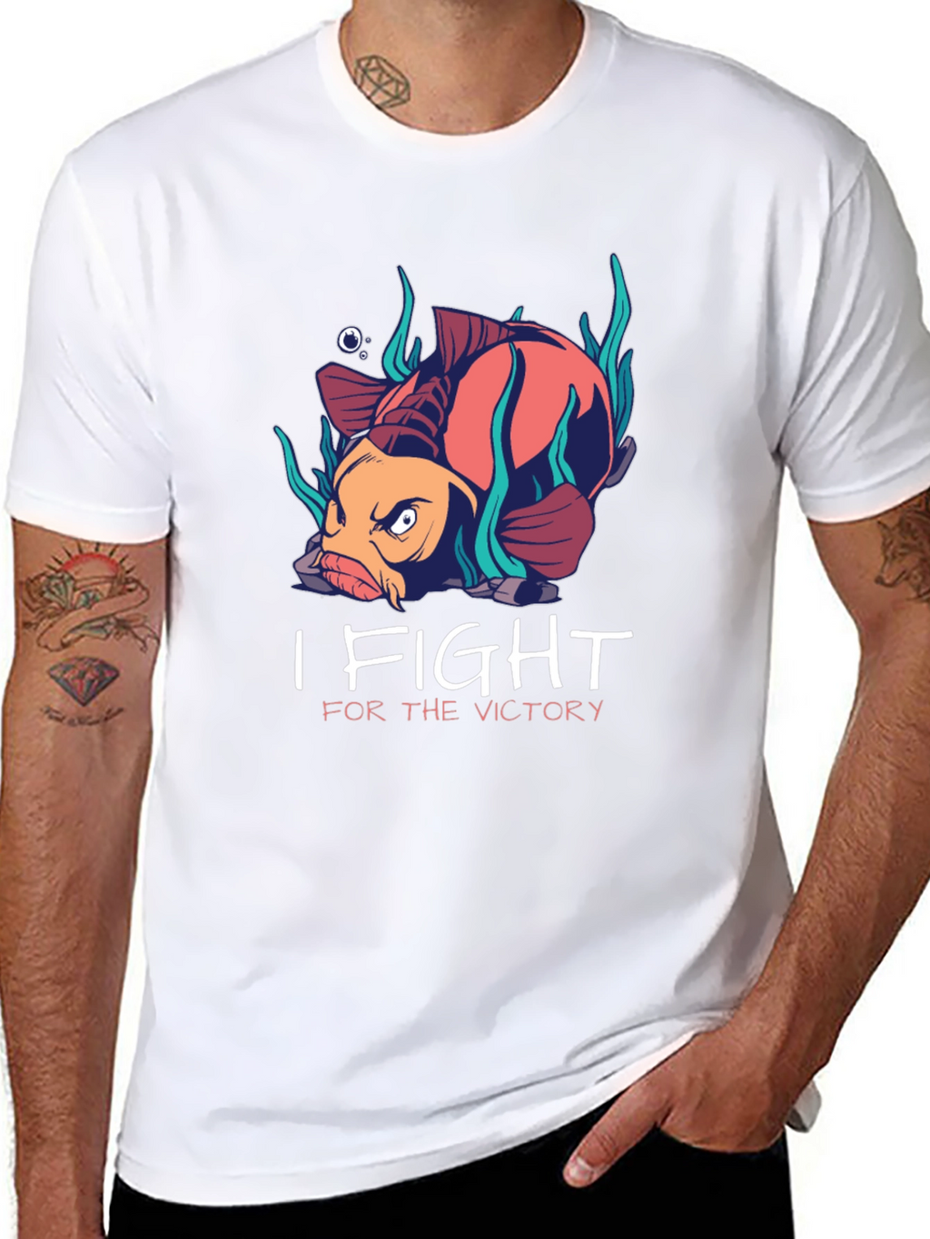 I Fight For The Victory Graphic Tee