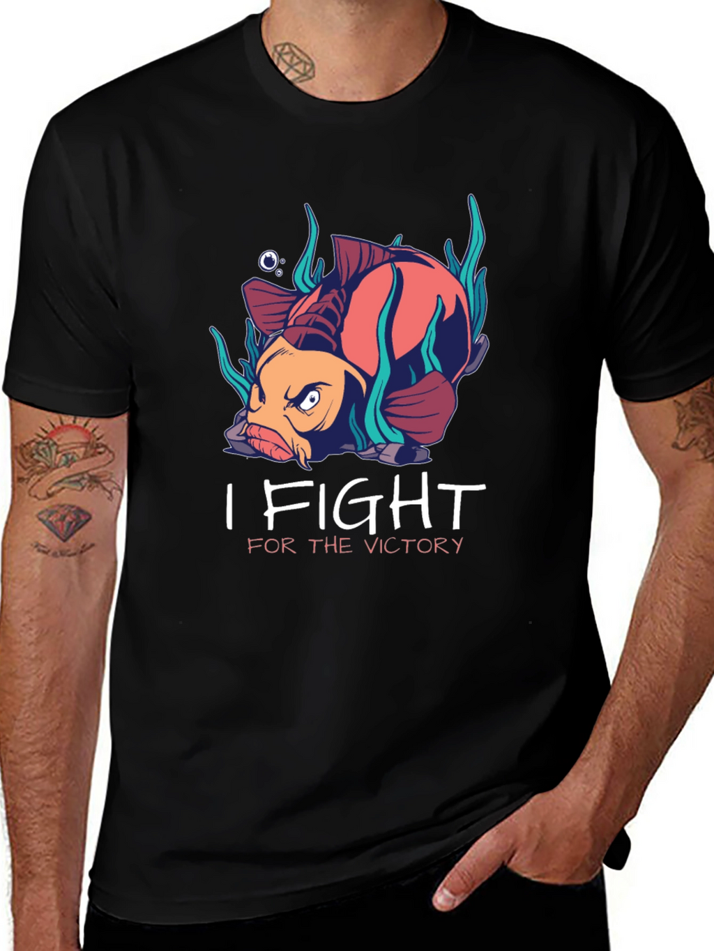 I Fight For The Victory Graphic Tee