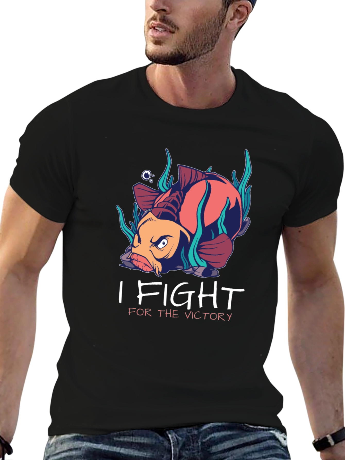I Fight For The Victory Graphic Tee