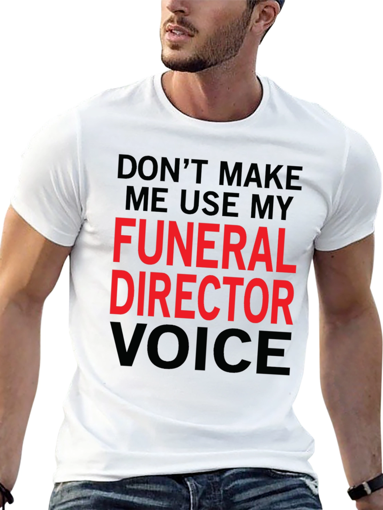 Funeral Director Voice Graphic Tee - Black