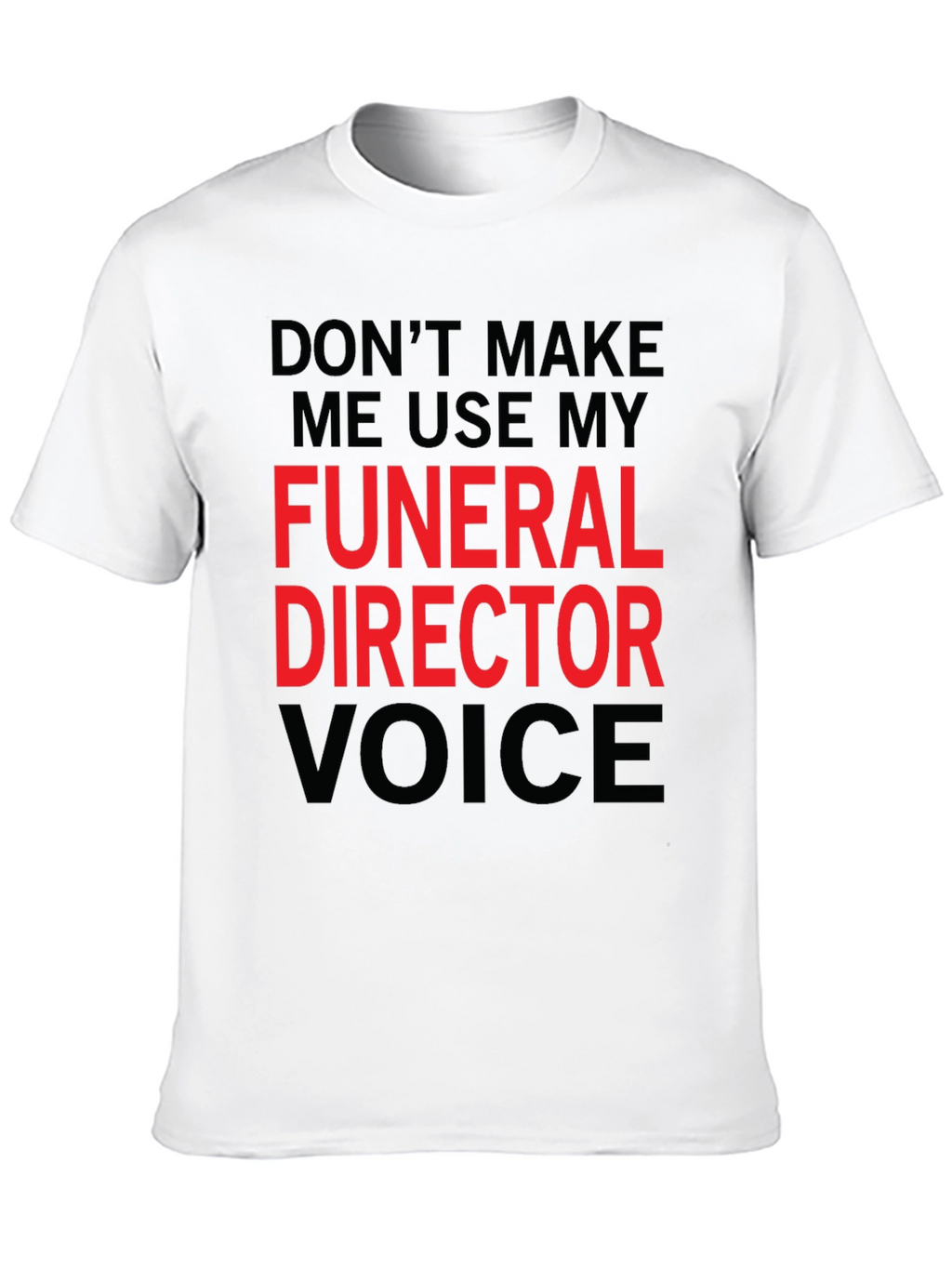 Funeral Director Voice Graphic Tee - Black
