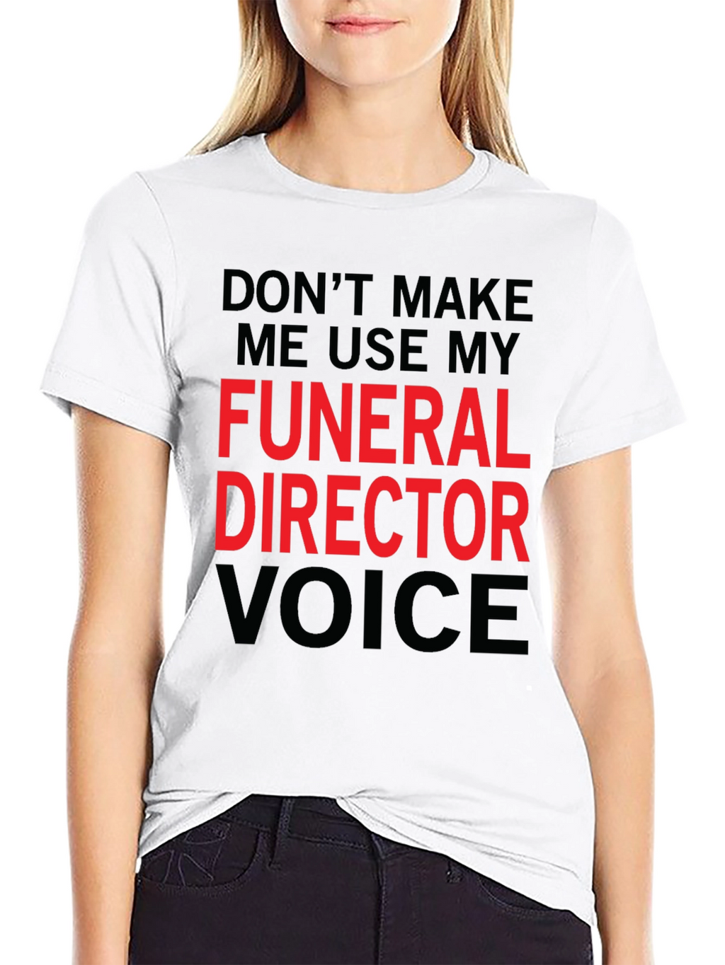 Funeral Director Voice Graphic Tee - Black
