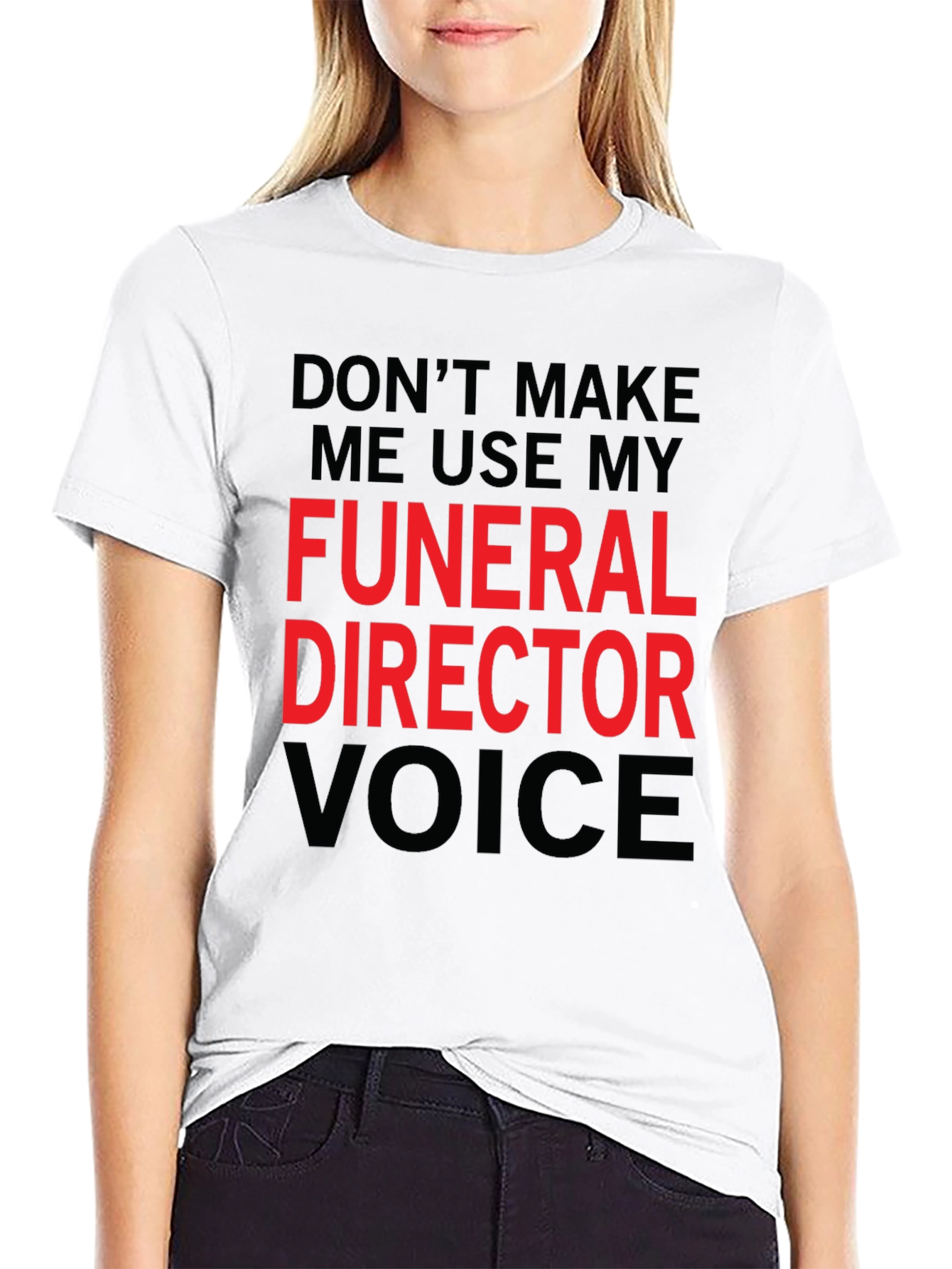 Funeral Director Voice Graphic Tee - Black