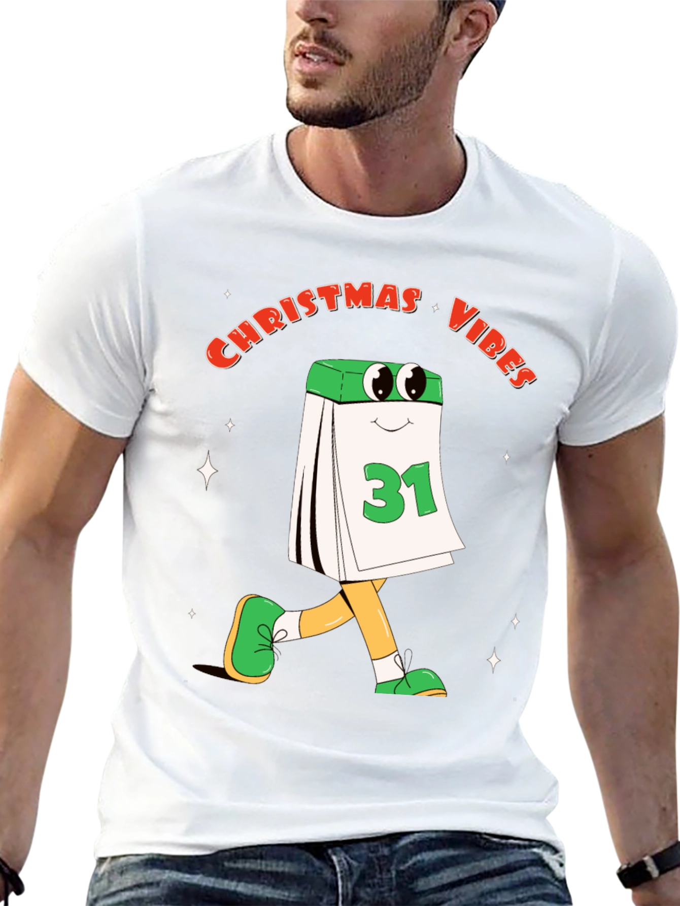 Christmas Vibes Calendar T-Shirt