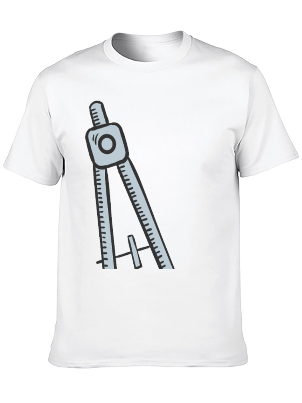 Architect Compass Graphic Tee - Cool Design T-Shirt