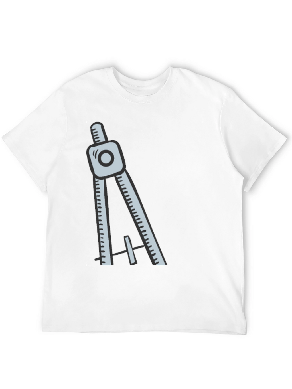 Architect Compass Graphic Tee - Cool Design T-Shirt