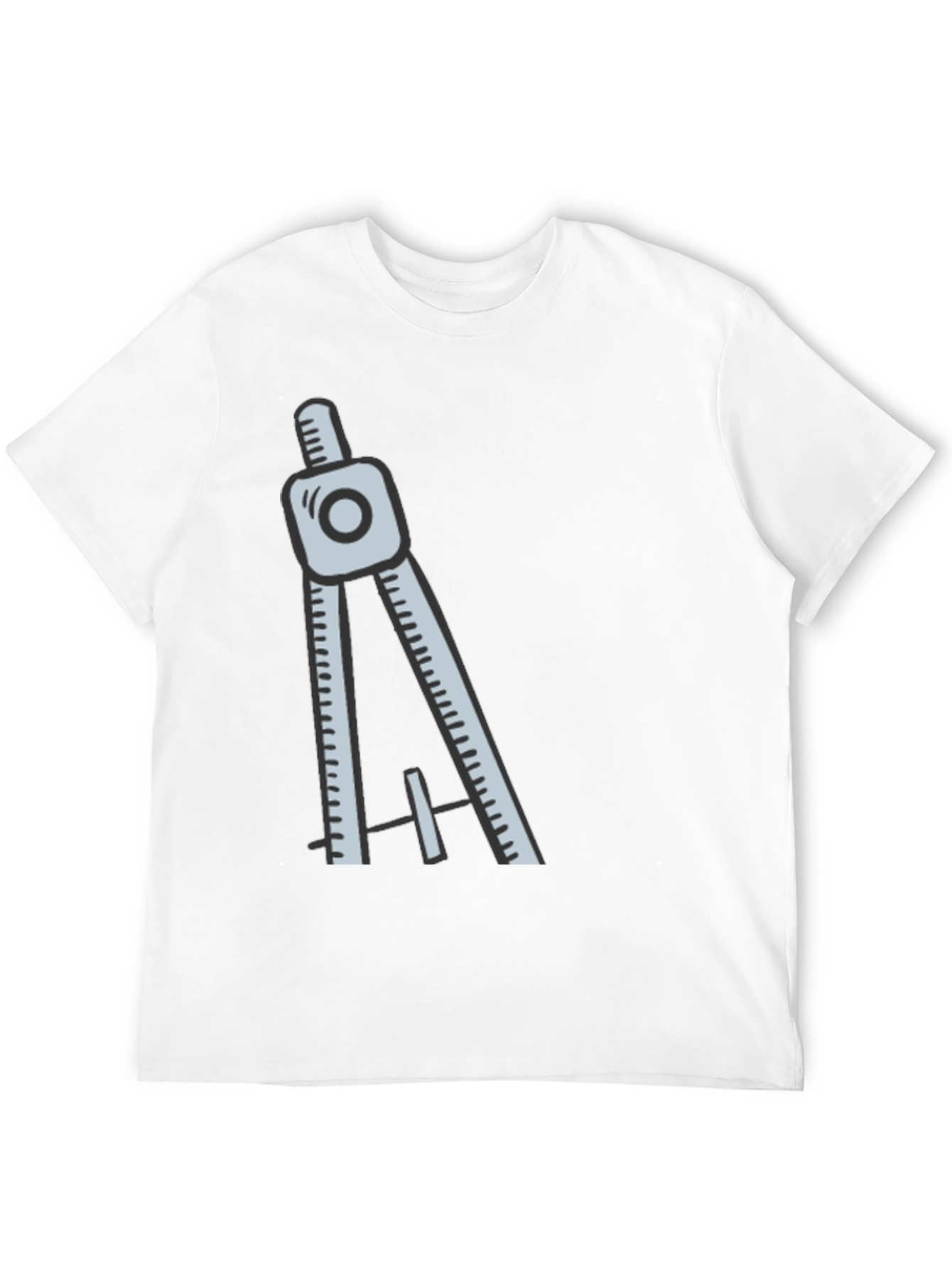 Architect Compass Graphic Tee - Cool Design T-Shirt