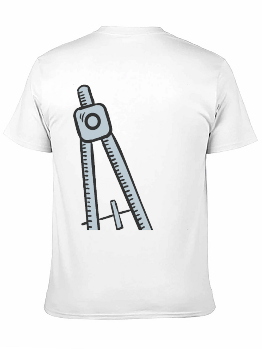 Architect Compass Graphic Tee - Cool Design T-Shirt