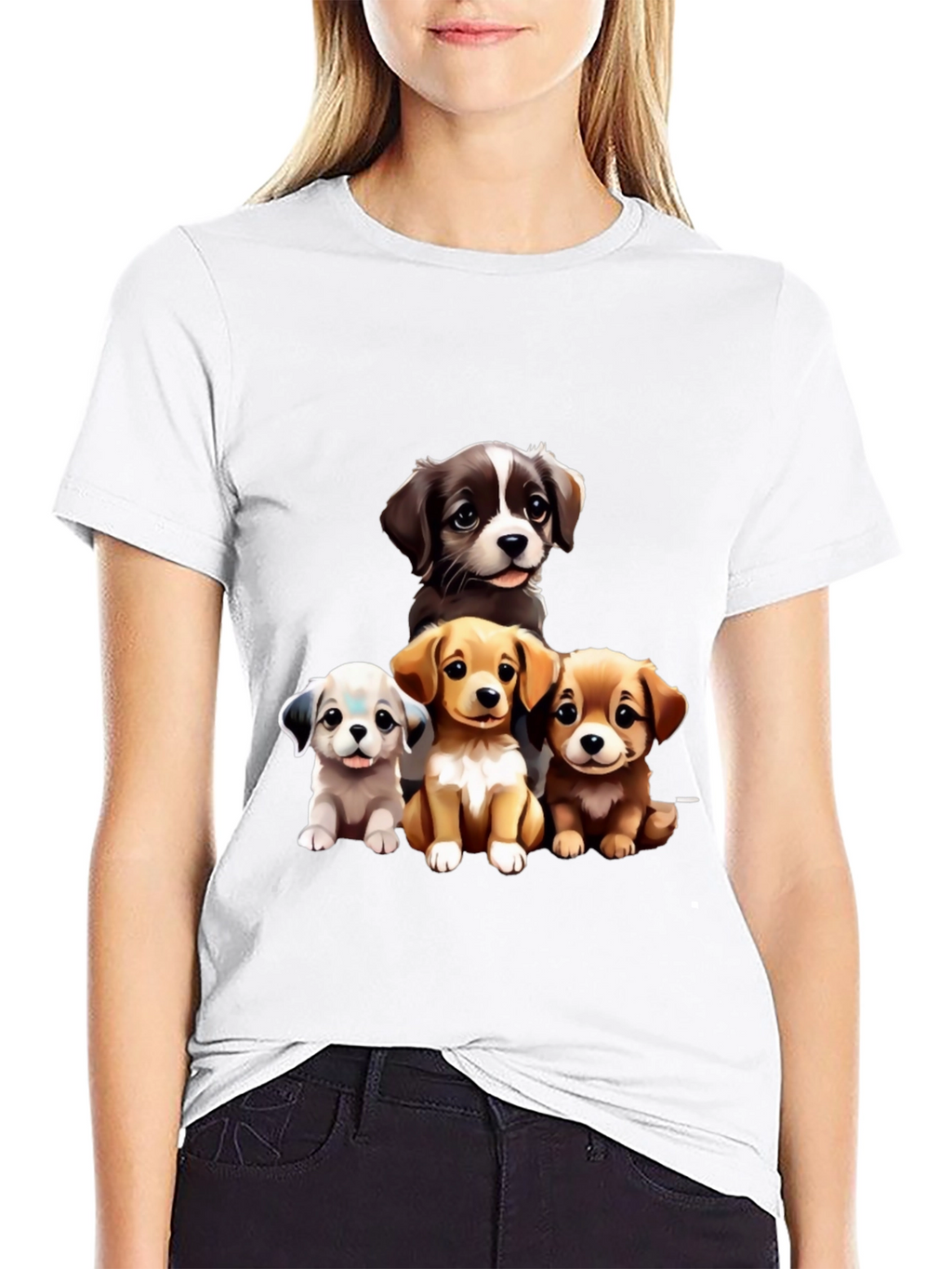 Puppy Pals Graphic Tee - Cute Dog Lover Shirt