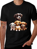 Puppy Pals Graphic Tee - Cute Dog Lover Shirt