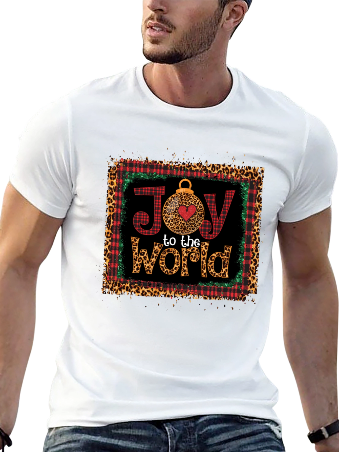 Joy To The World Christmas Graphic Tee