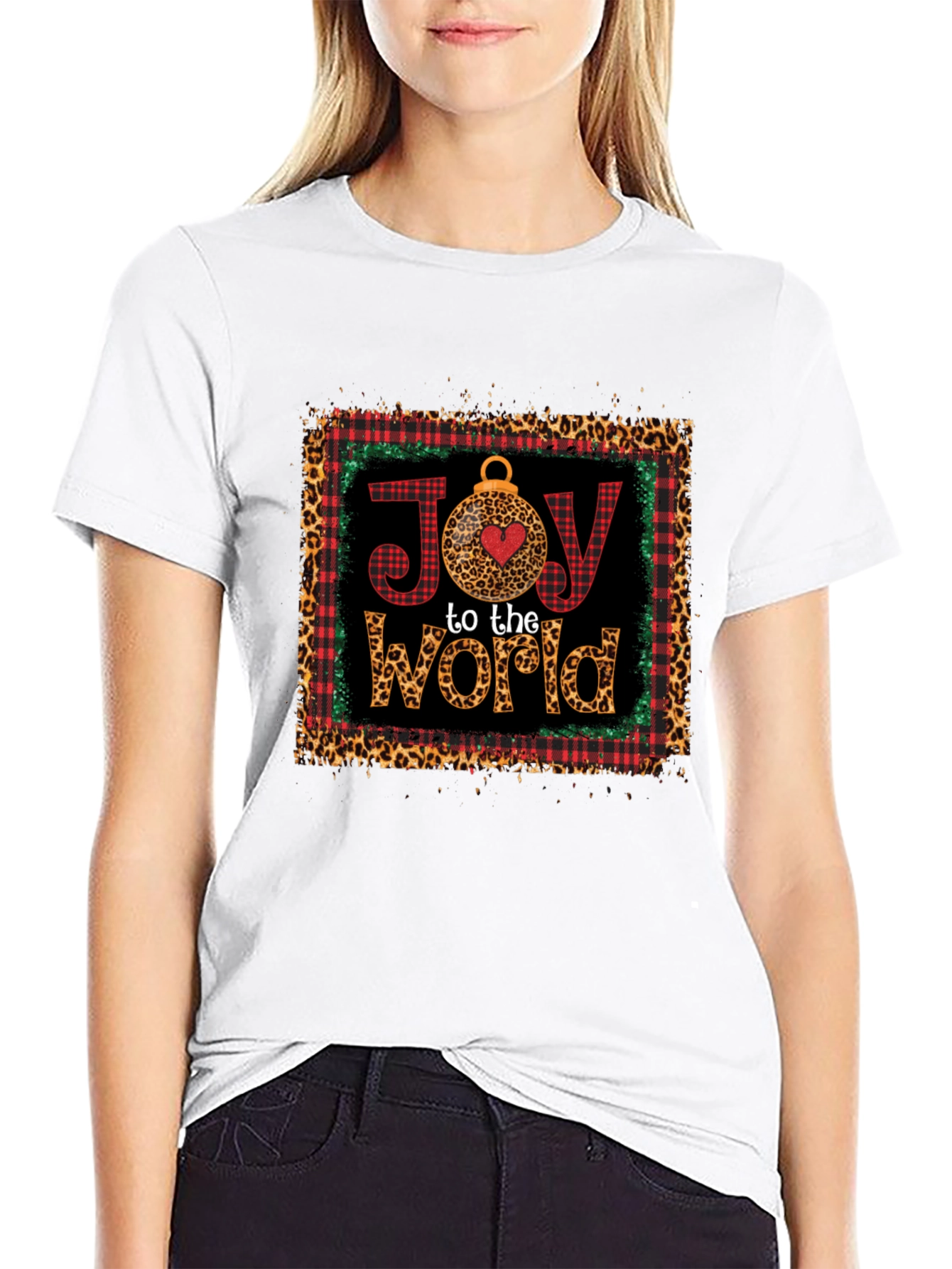 Joy To The World Christmas Graphic Tee
