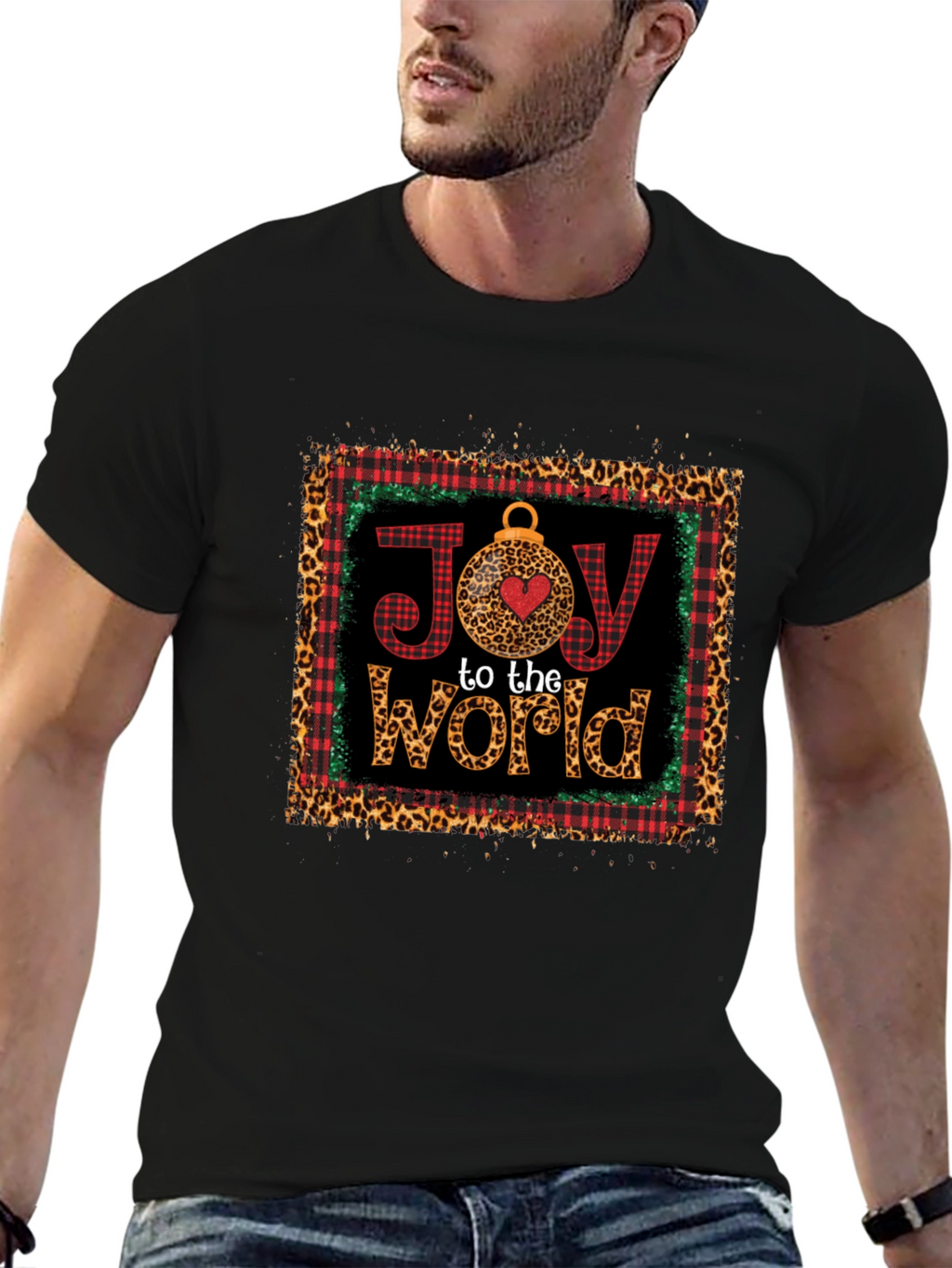 Joy To The World Christmas Graphic Tee