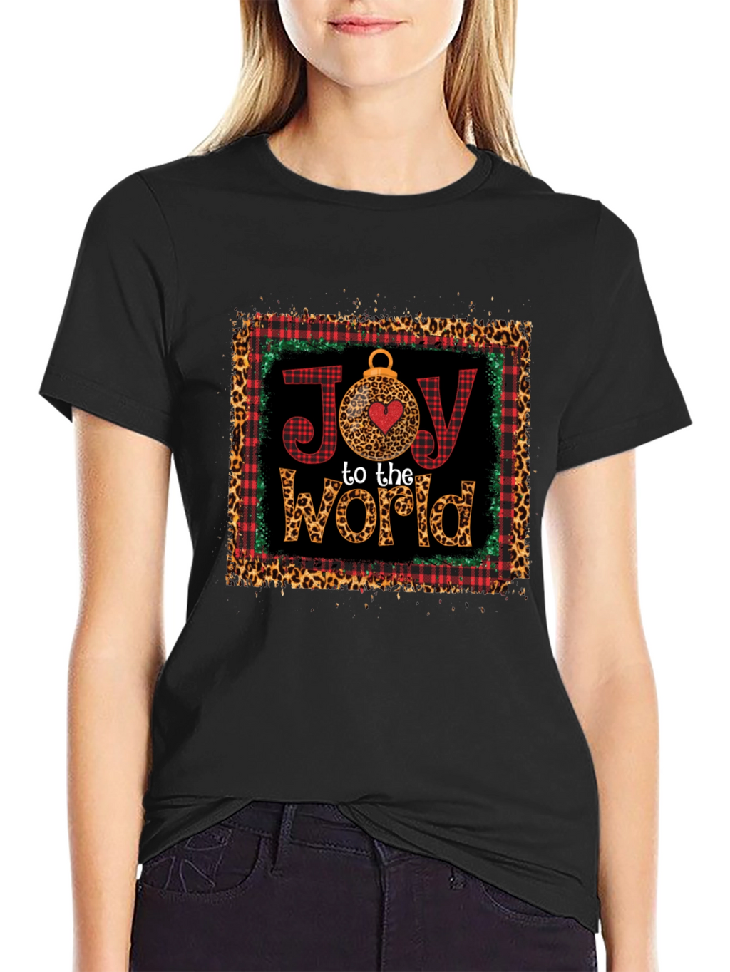 Joy To The World Christmas Graphic Tee