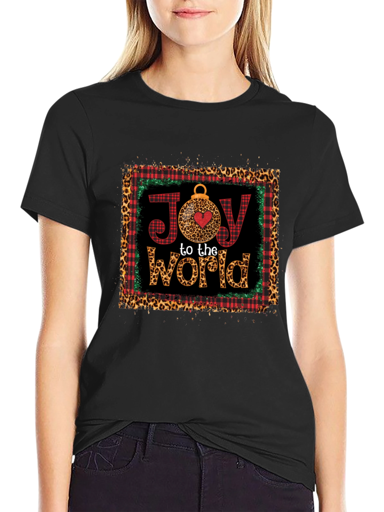 Joy To The World Christmas Graphic Tee