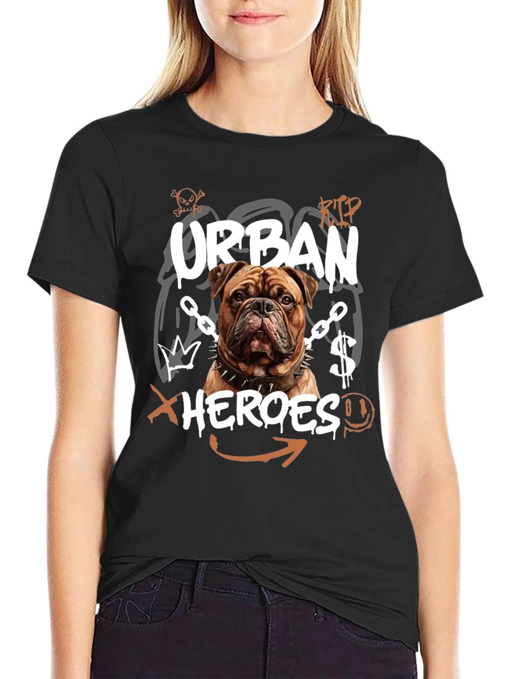 Urban Heroes Dog Graphic Tee
