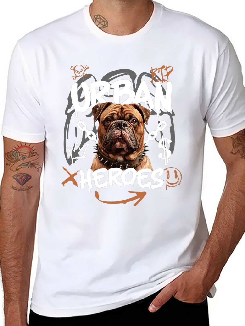 Urban Heroes Dog Graphic Tee