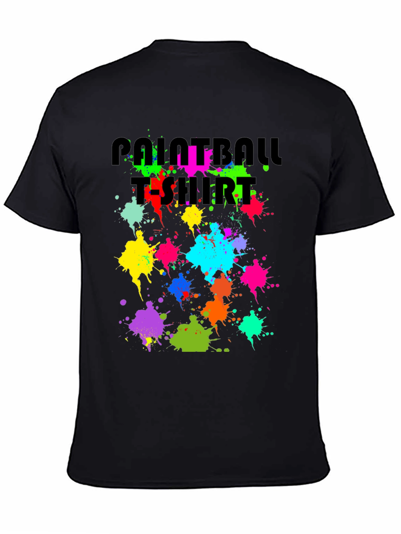 Paint Splatter Paintball T-Shirt - Fun & Unique Graphic Tee