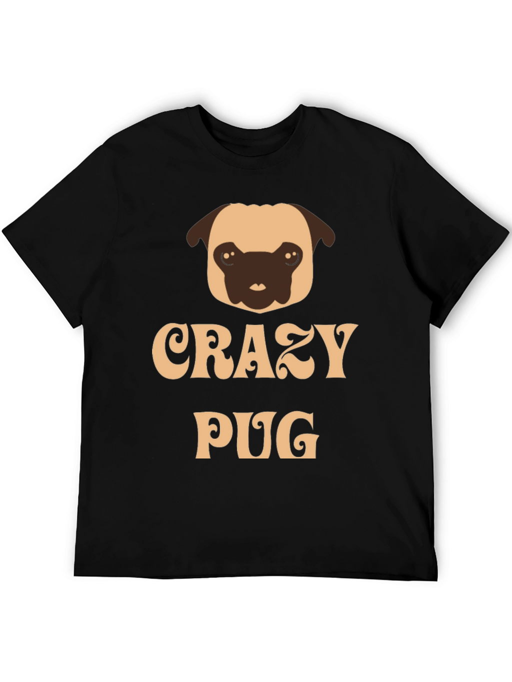 Crazy Pug Graphic Tee