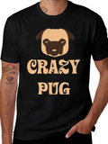 Crazy Pug Graphic Tee