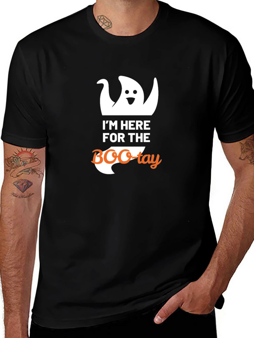 Boo-tay Halloween Graphic Tee