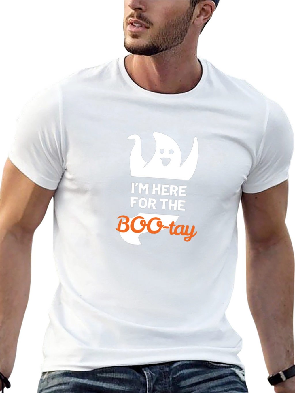 Boo-tay Halloween Graphic Tee
