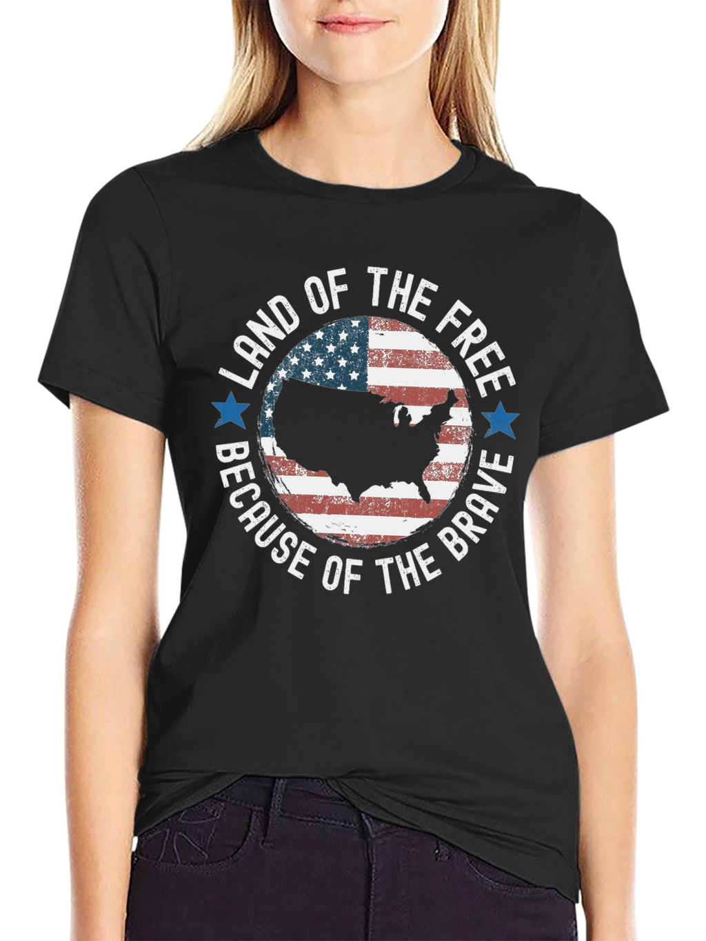 Land of the Free Patriotic T-Shirt