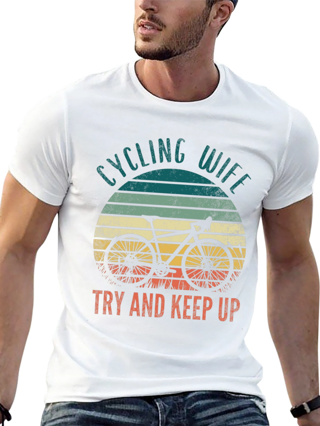 Cycling Wife T-Shirt - Try and Keep Up