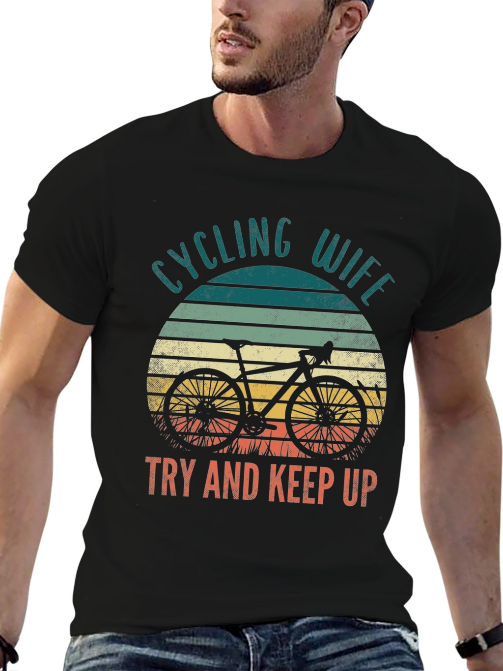 Cycling Wife T-Shirt - Try and Keep Up