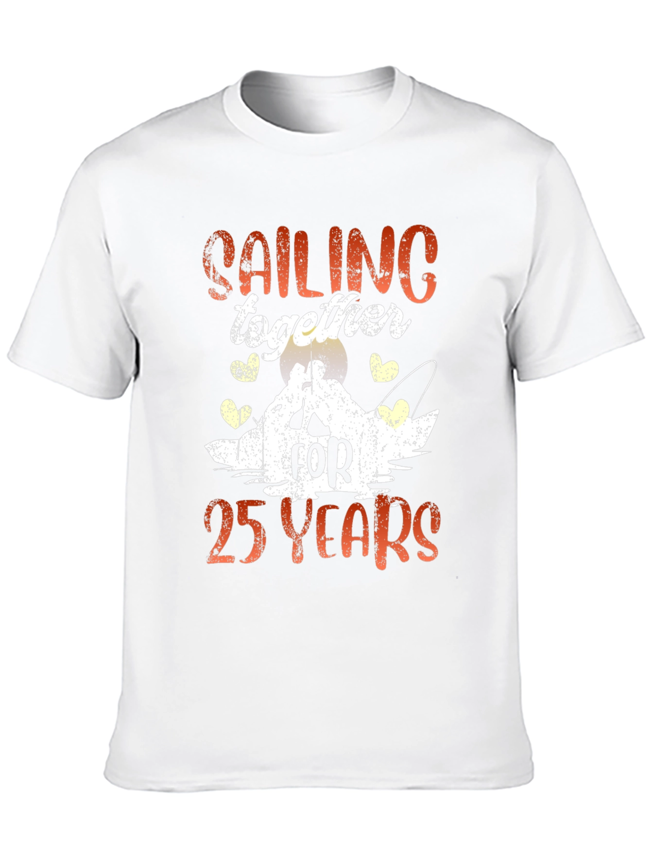 Sailing Together 25 Years Anniversary T-Shirt