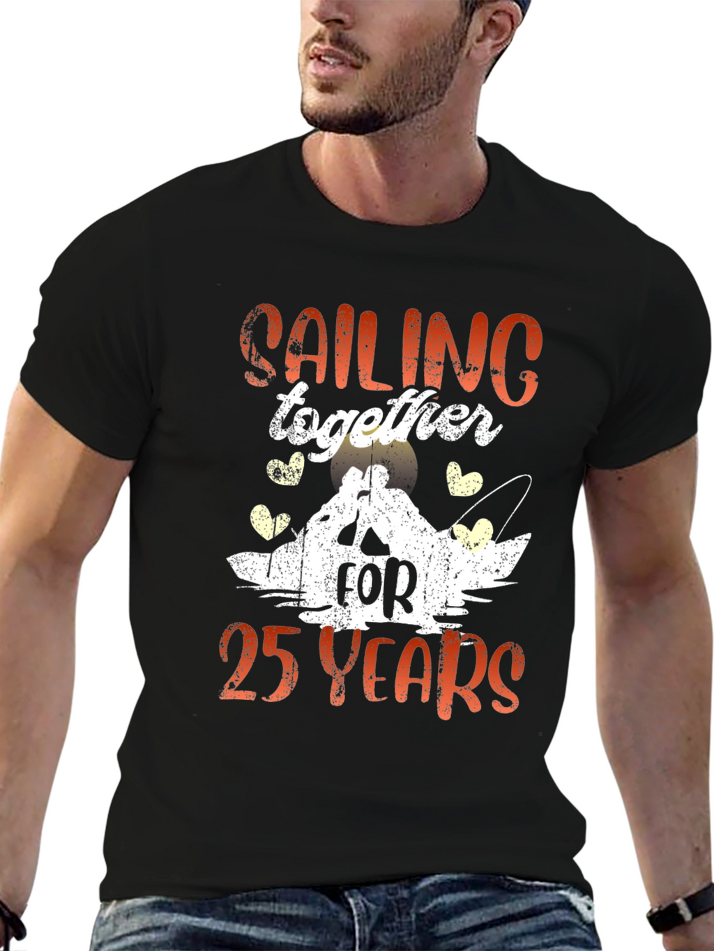 Sailing Together 25 Years Anniversary T-Shirt
