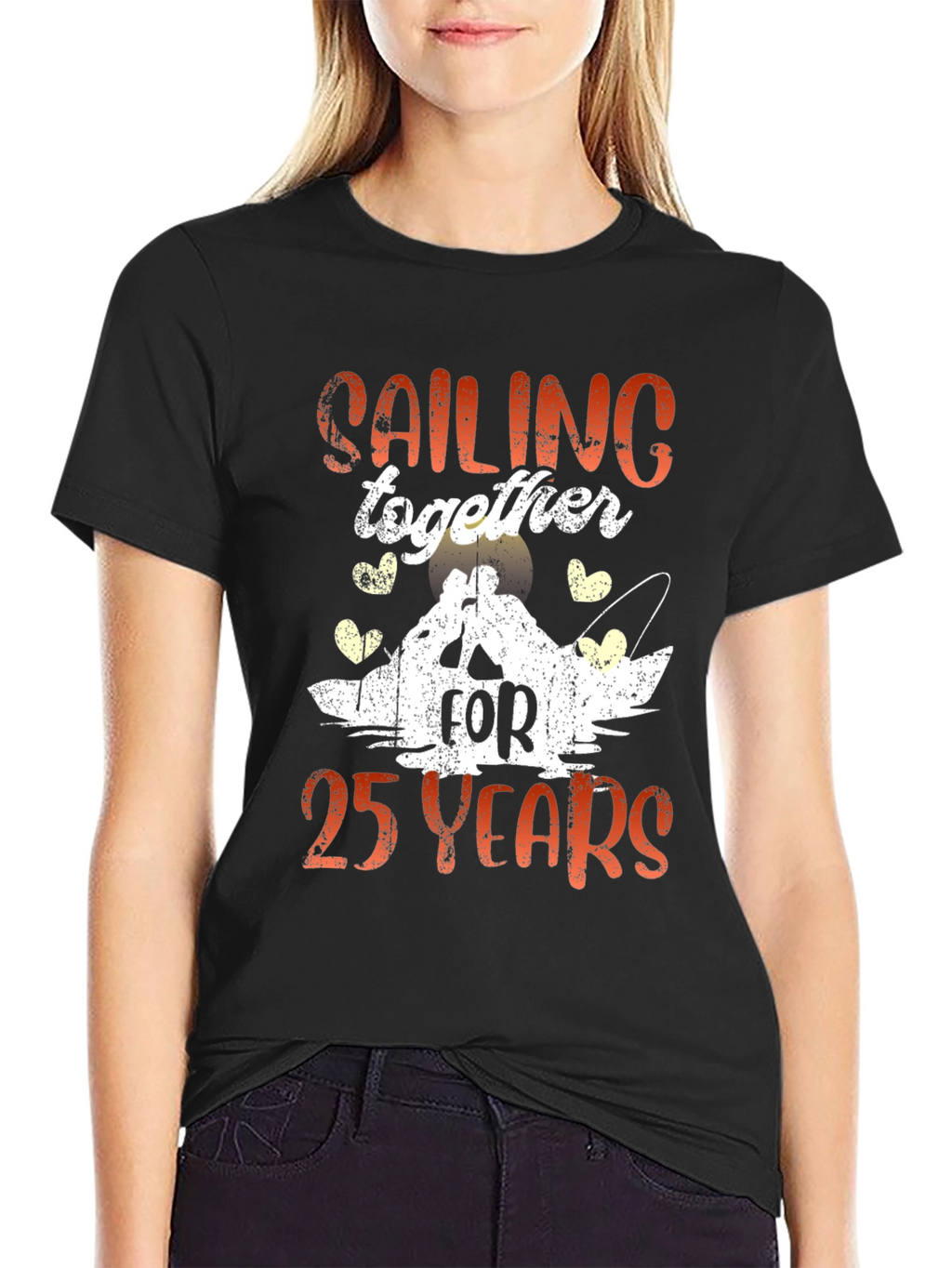Sailing Together 25 Years Anniversary T-Shirt