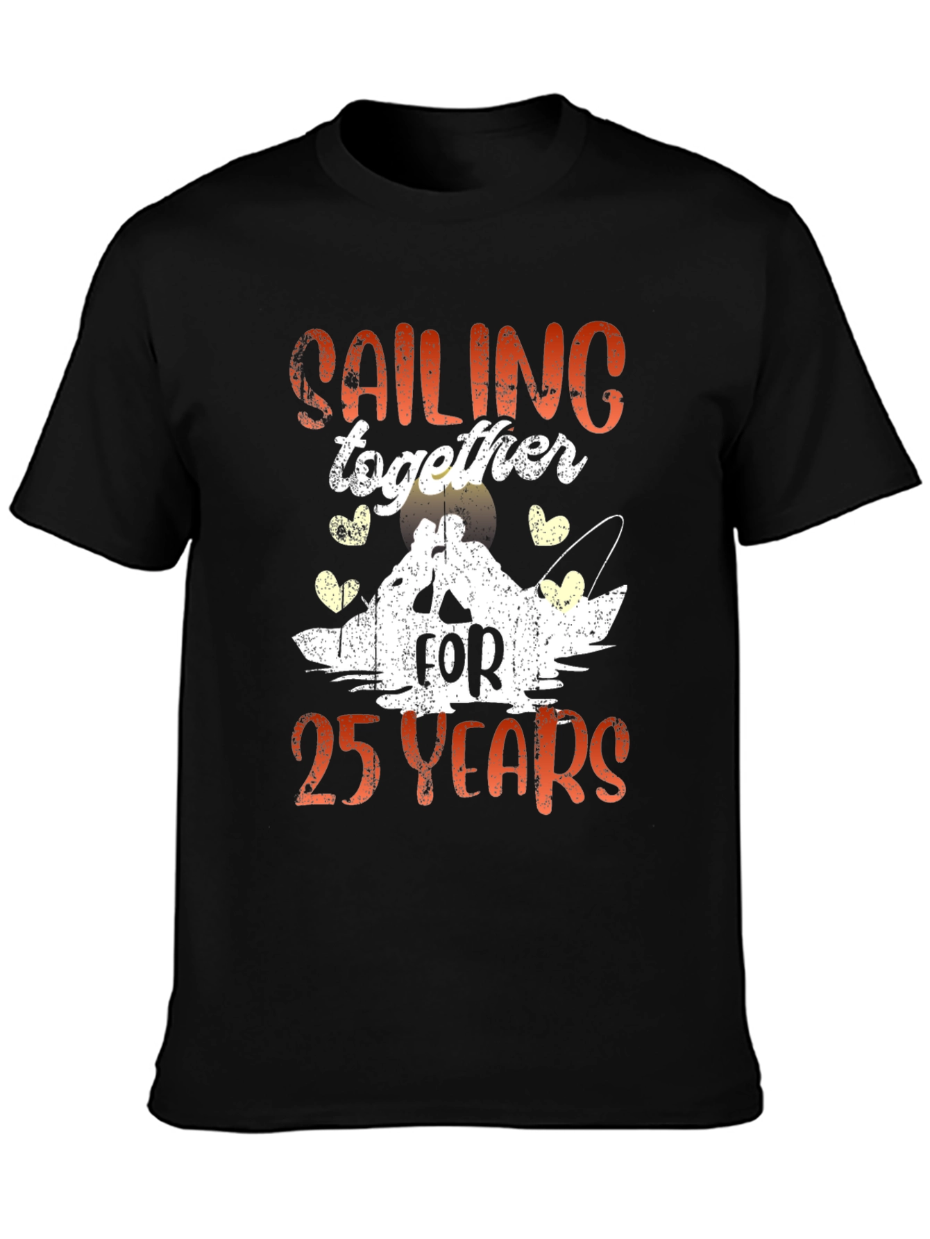 Sailing Together 25 Years Anniversary T-Shirt