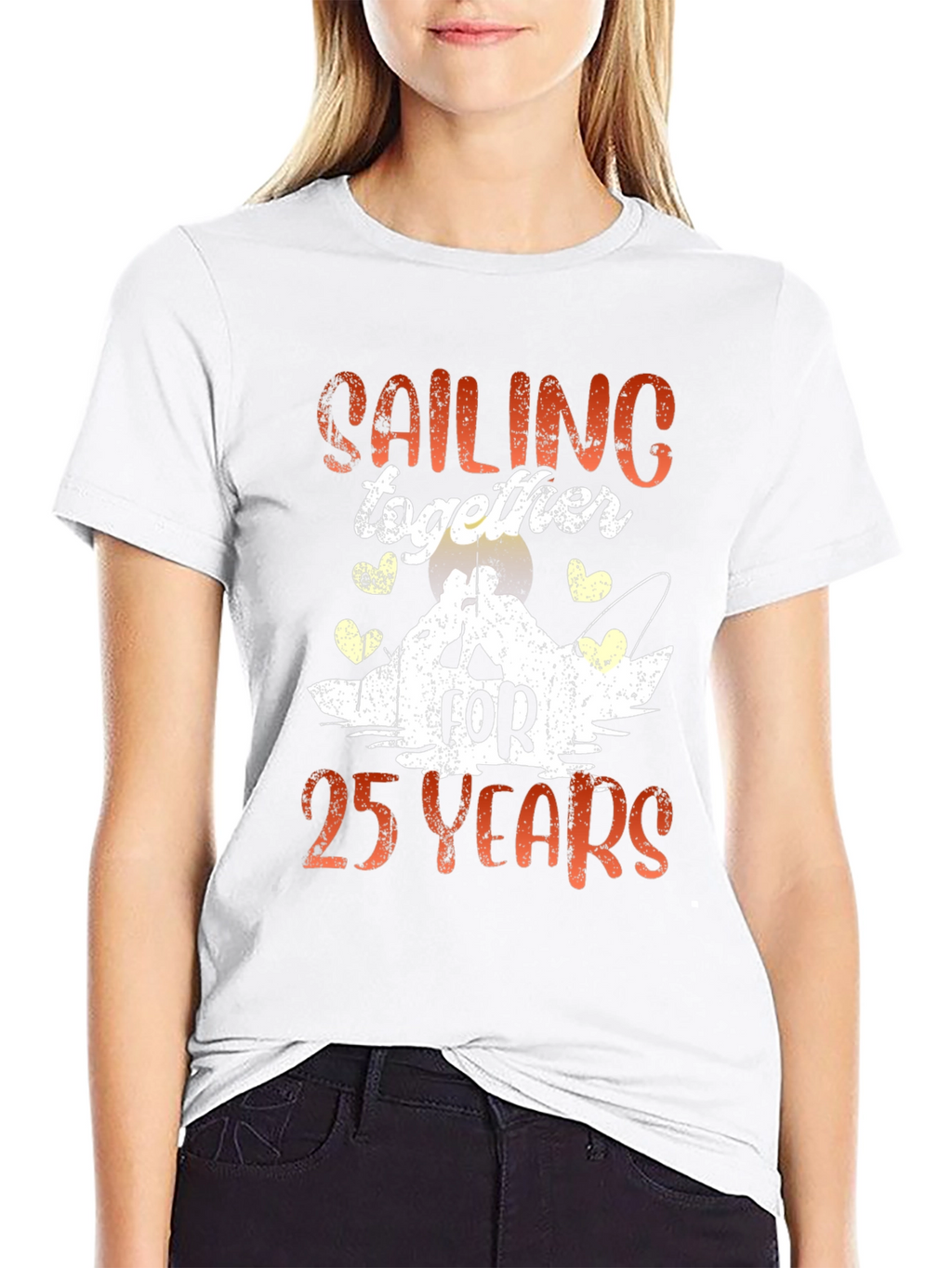 Sailing Together 25 Years Anniversary T-Shirt