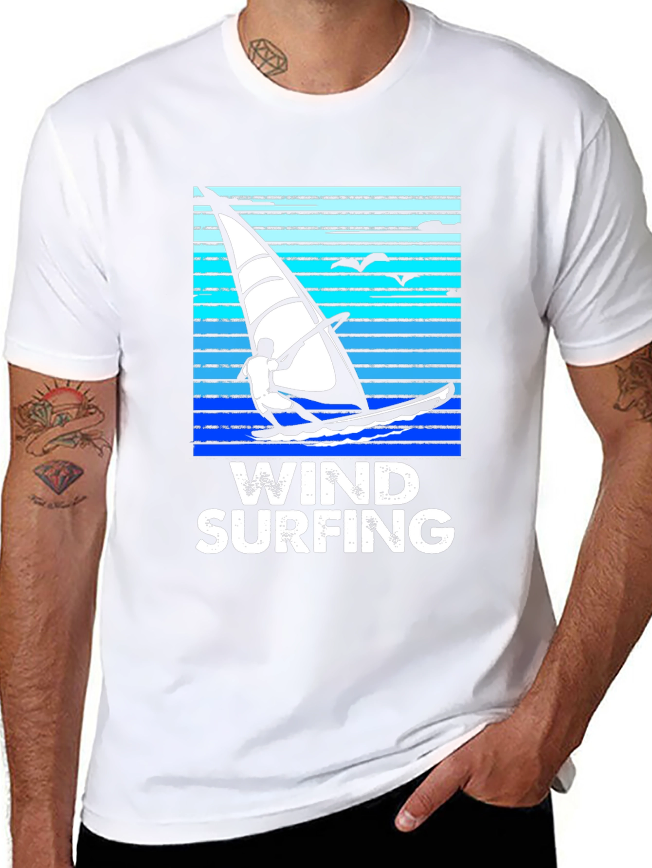 Windsurfing T-Shirt | Ocean Adventure Graphic Tee