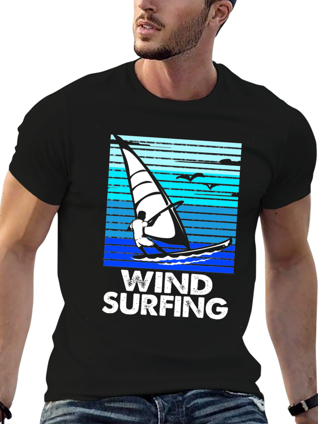 Windsurfing T-Shirt | Ocean Adventure Graphic Tee