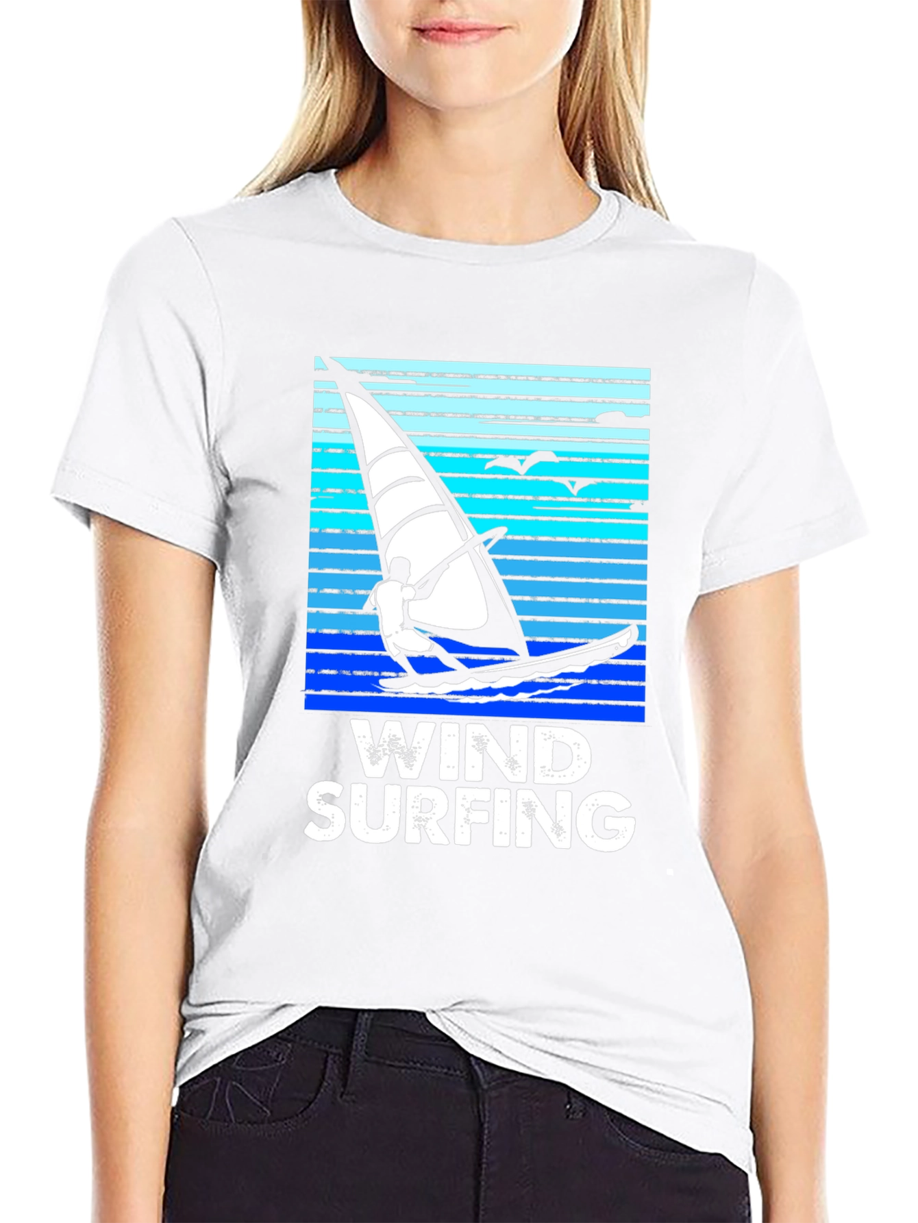 Windsurfing T-Shirt | Ocean Adventure Graphic Tee