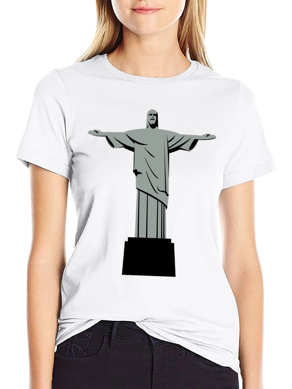 Christ the Redeemer Graphic Tee - Black