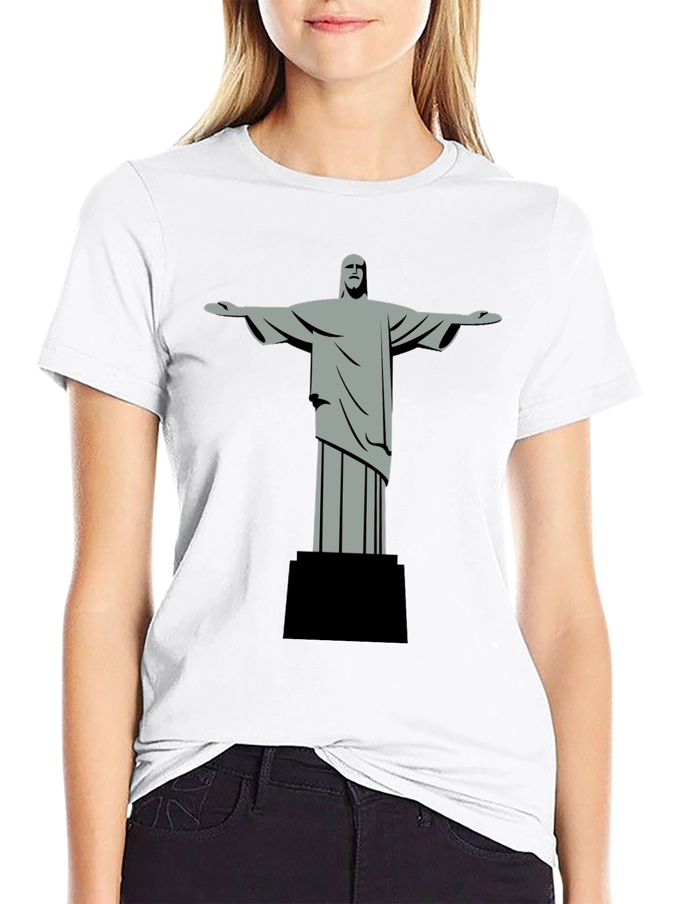 Christ the Redeemer Graphic Tee - Black
