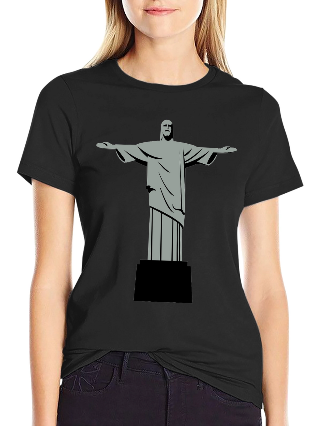 Christ the Redeemer Graphic Tee - Black