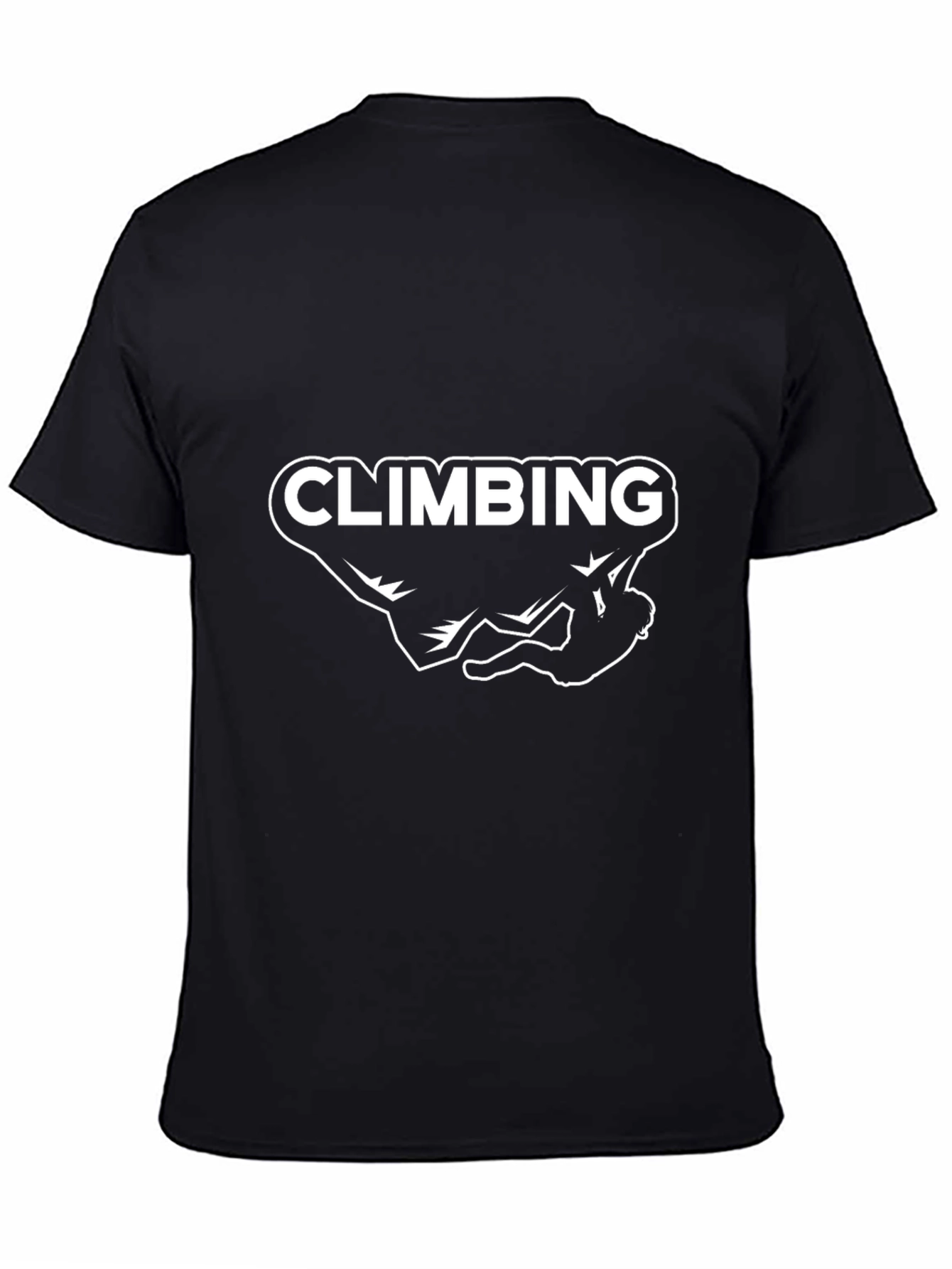 Climbing Enthusiast Black T-Shirt