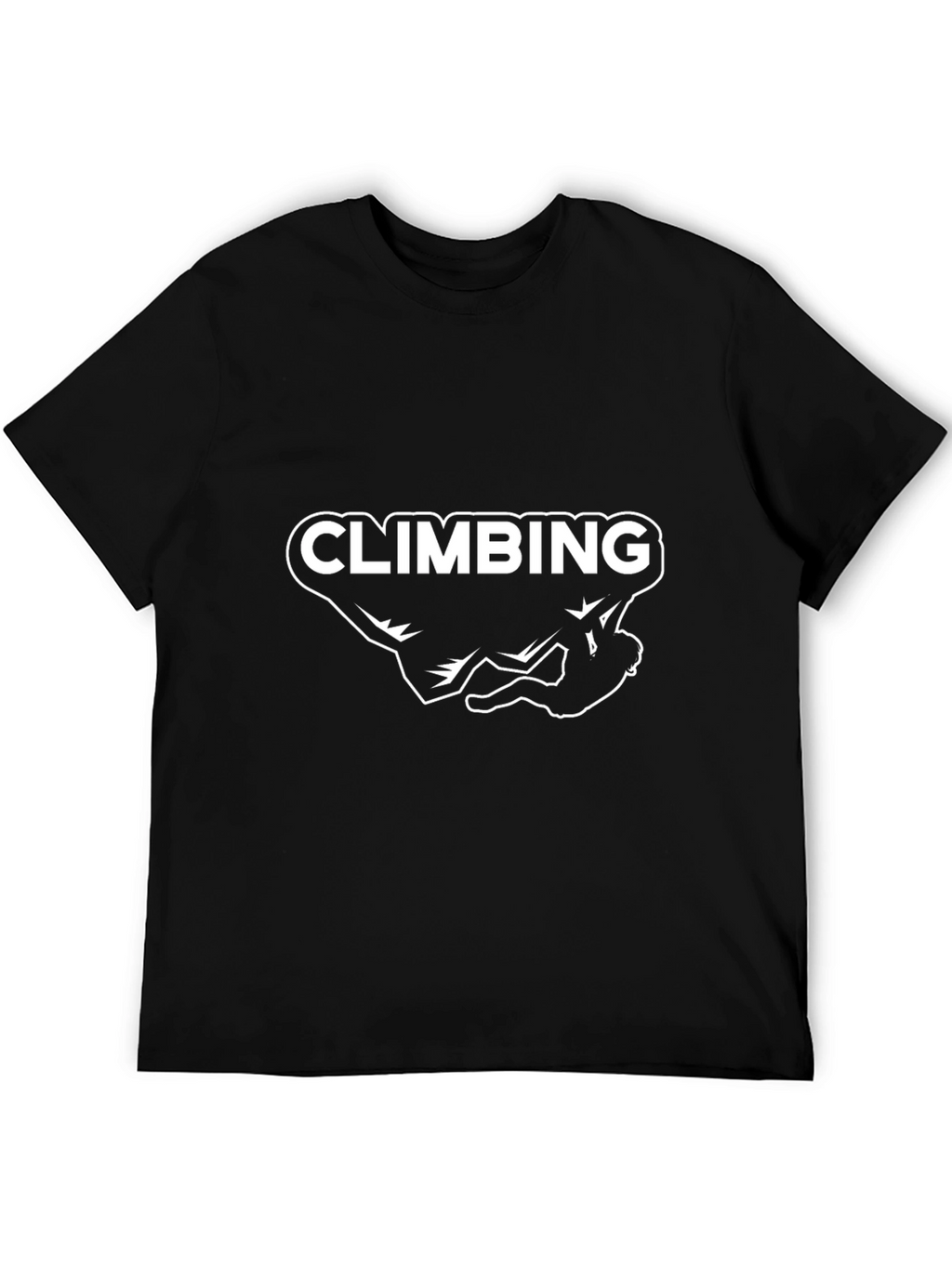 Climbing Enthusiast Black T-Shirt