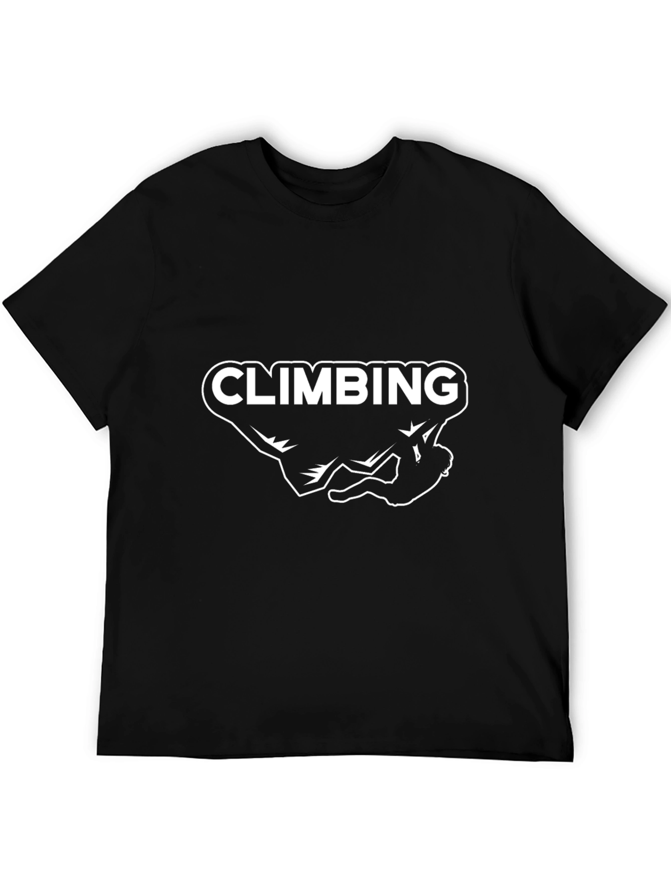 Climbing Enthusiast Black T-Shirt