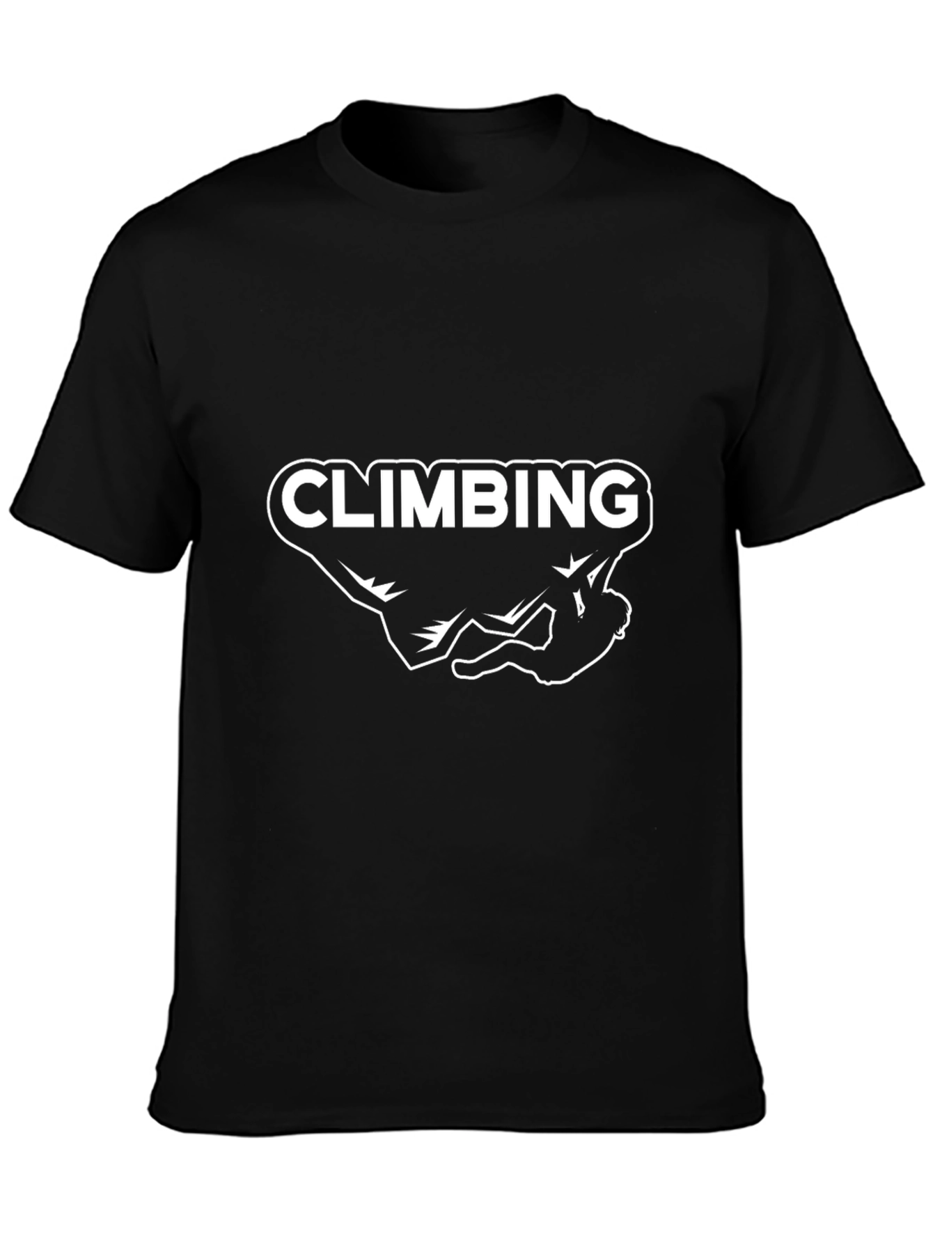 Climbing Enthusiast Black T-Shirt